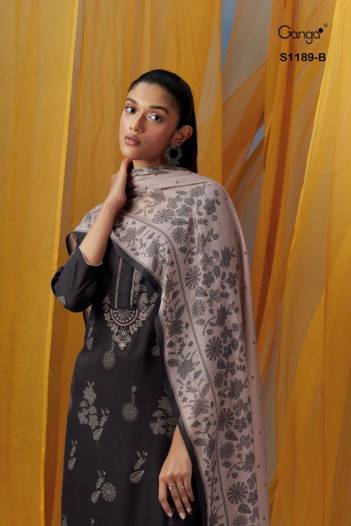 Kaya 1189 By Ganga Pashmina Designer Winter Wear Salwar Kameez Collection